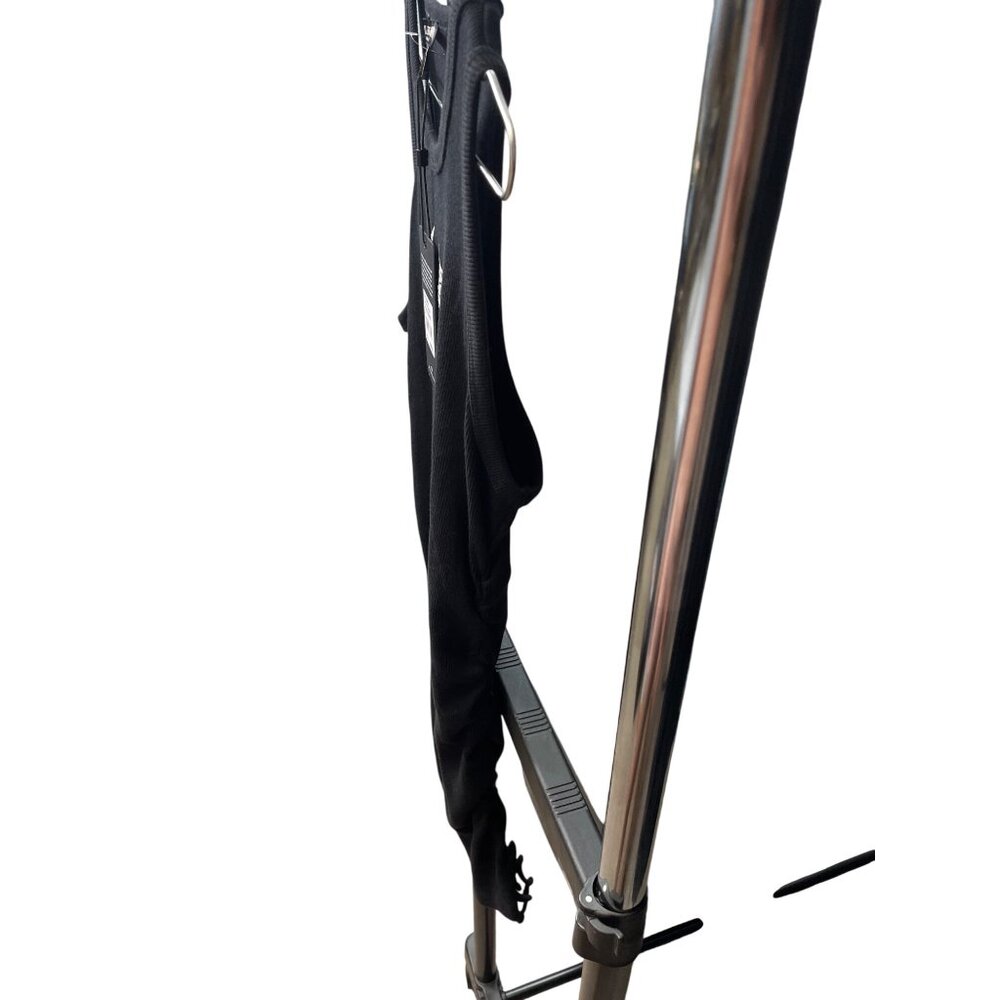 True Religion Womens Black HS Side Ruch Dress Size L SKU 9080 - Picture 6 of 11